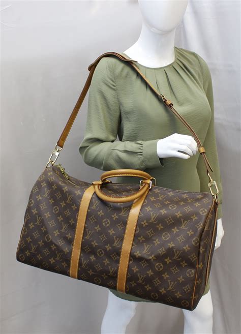 sac keepall prism louis vuitton|Keepall Bandoulière 50 Monogram Macassar Canvas .